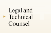 Legal and Technical Counsel